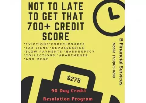 90 Day Credit Resolution Program